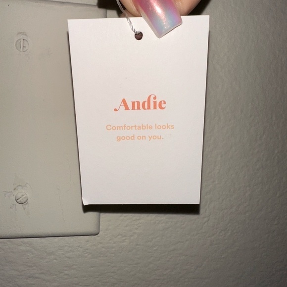 NWT Andie snakeskin string bikini top XS - Picture 5 of 12